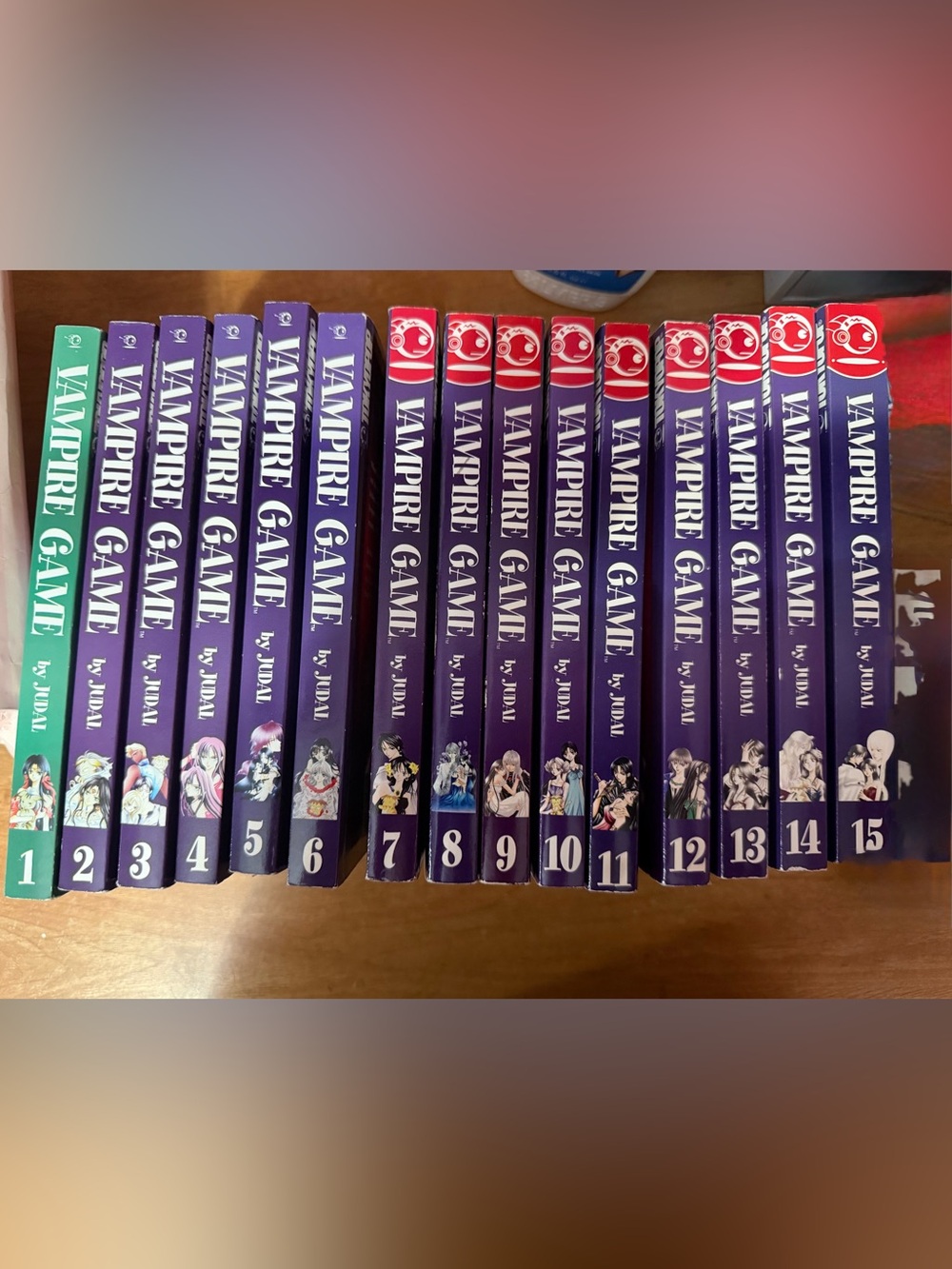 Vampire Game Manga Vol 1-15 Complete Set English Tokyopop Judal Duzell Ishtar